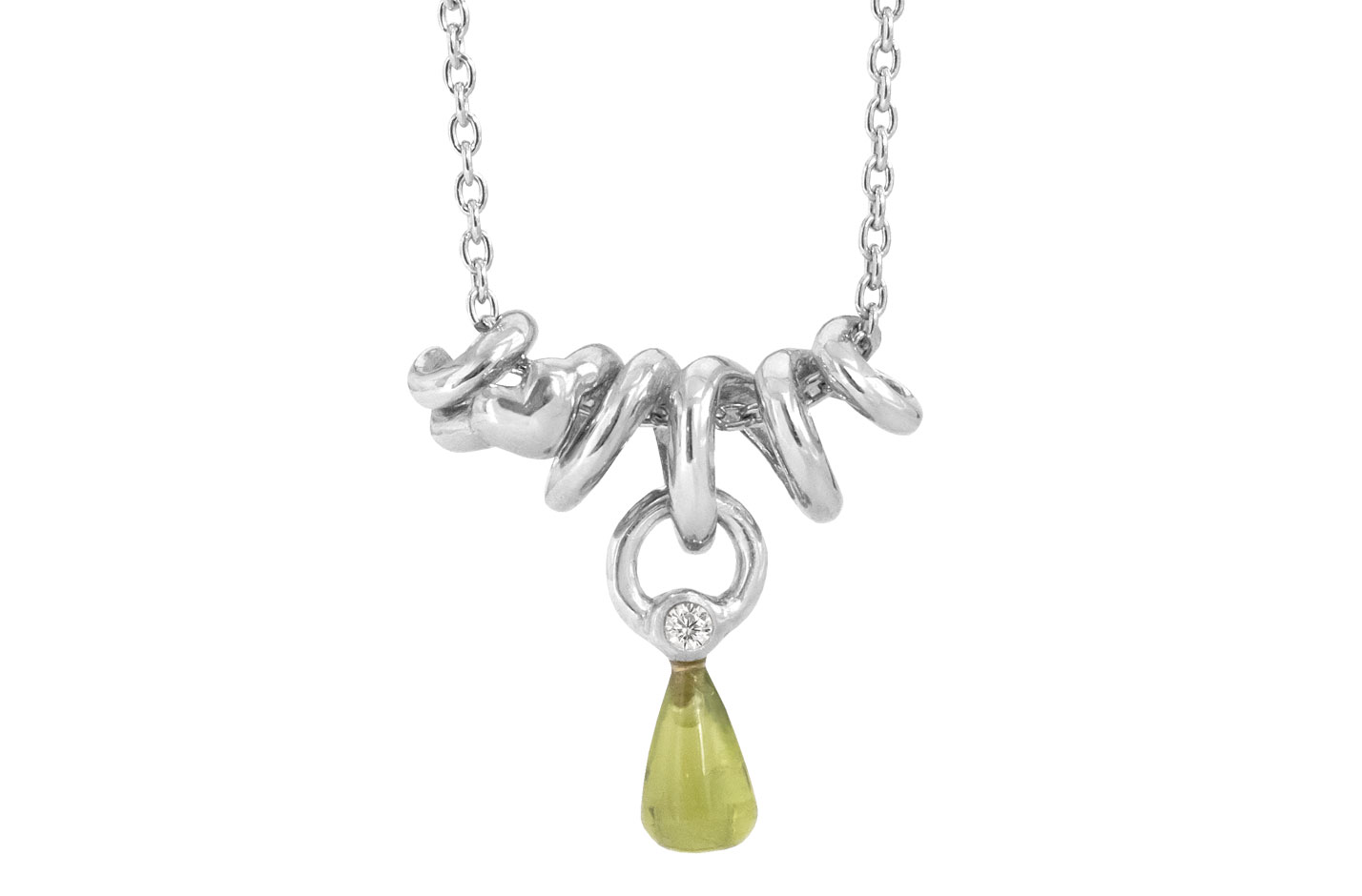 Sølv collier - Rainforest Dew