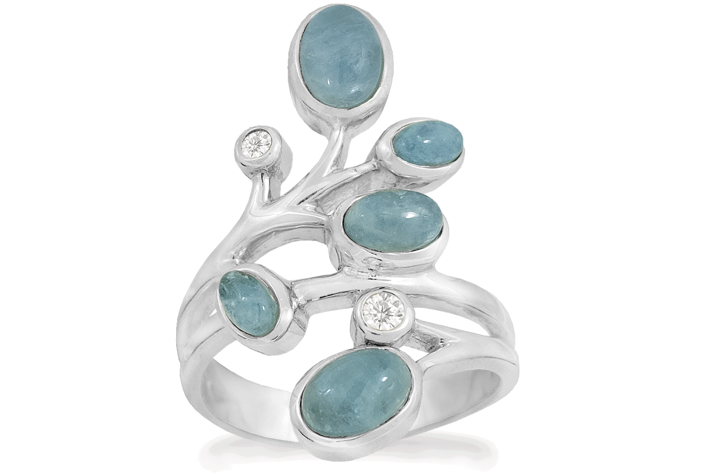 Sølv ring - Azure