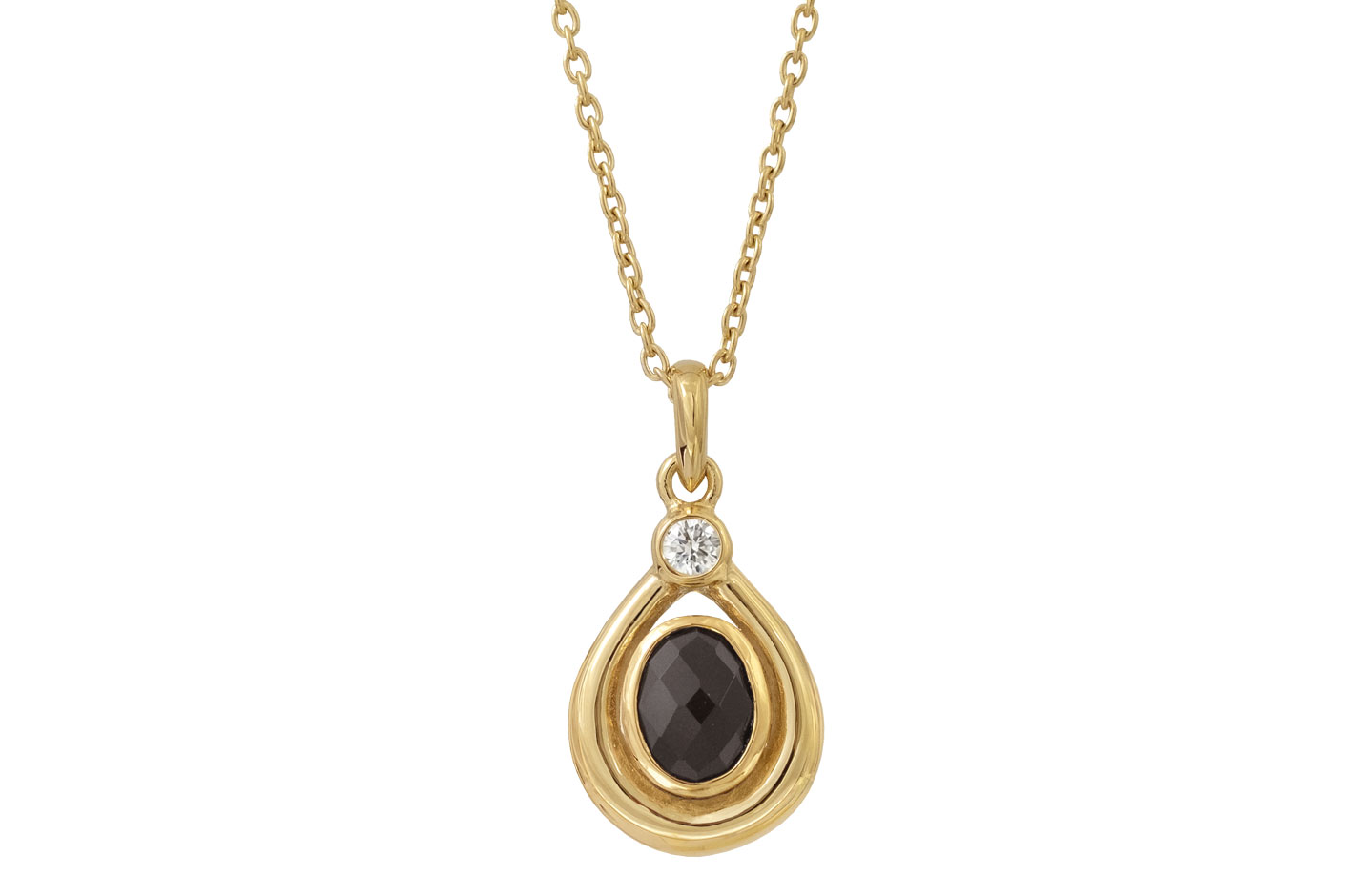 Forgyldt collier  - Blushing