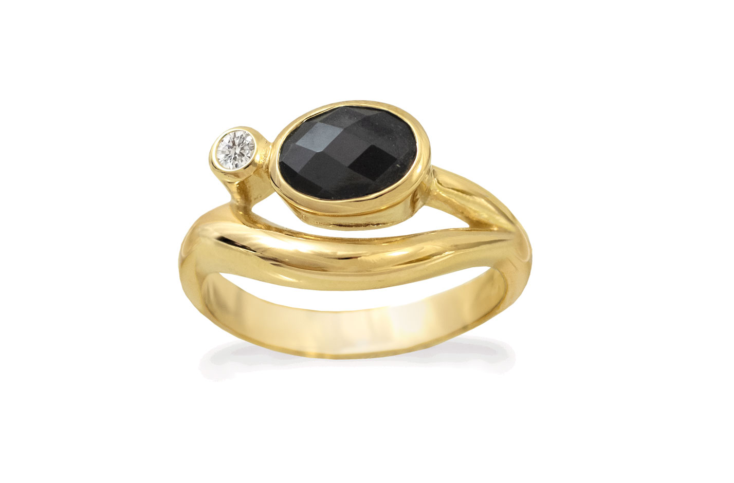 Forgyldt ring - Blushing