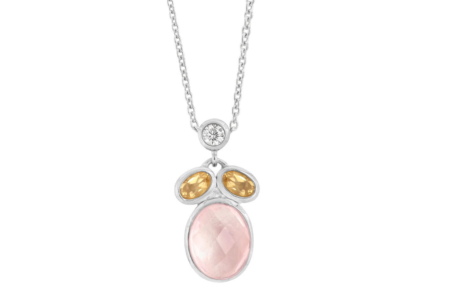 Sølv collier - Prism