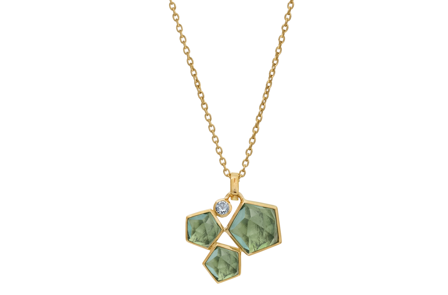 Forgyldt collier - Arletta