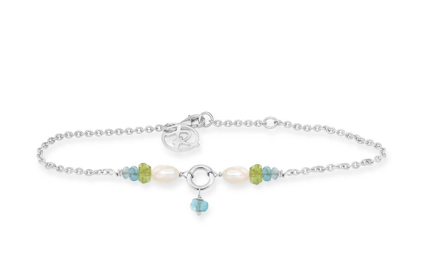 Sølv armbånd, peridot - Cordelia